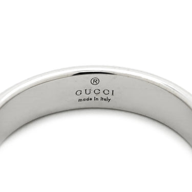 グッチ Gucci アイコン ホワイトゴールド K18WG #10 リング 指輪 ICON 18K K18 WG 10号