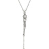 カレライカレラ Carrera y Carrera 女神モチーフ ダイヤモンド ペンダント ホワイトゴールド K18WG ダイヤモンド ネックレス K18WG Au750 ダイヤ 1P 1粒 艶消し加工