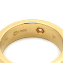 カルティエ Cartier ラブリング ハーフダイヤ B4032400 イエローゴールド K18YG ダイヤモンド #51(JP11) リング 指輪 LOVE Ring 750 18K 18金 3P 3石 3粒 ダイヤ 11号