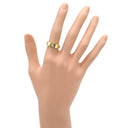 カルティエ Cartier ラブリング ハーフダイヤ B4032400 イエローゴールド K18YG ダイヤモンド #51(JP11) リング 指輪 LOVE Ring 750 18K 18金 3P 3石 3粒 ダイヤ 11号