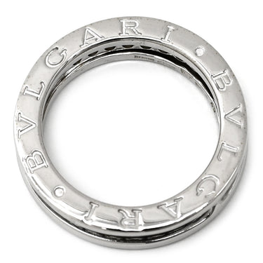 ブルガリ BVLGARI ビーゼロワン B-zero1 1バンドリング XS ホワイトゴールド K18WG ダイヤモンド #48(JP8) リング 指輪 750WG 18金 パヴェ ダイヤモンド 7.5号
