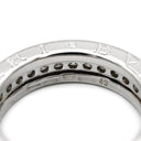 ブルガリ Bvlgari ビーゼロワン B-zero1 1バンドリング XS ホワイトゴールド K18WG ダイヤモンド #48(JP8) リング 指輪 750WG 18金 パヴェ ダイヤモンド 7.5号