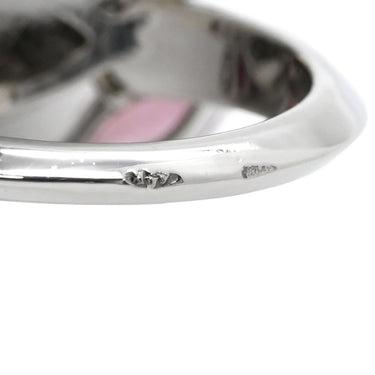 カルティエ Cartier ソルベ ダイヤ マルチカラ―×ホワイトゴールド K18WG ダイヤモンド オレンジガーネット ピンクトルマリン ルビー イエローベリル #48(JP8) リング 指輪 ルビー ガーネット トルマリン イエローベリル 7.5号