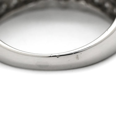 ノンブランド NON BRAND ダイヤモンド 1.00ct プラチナシルバー Pt900 ダイヤモンド リング 指輪 Pt プラチナ フラワーモチーフ 花 ラウンドブリリアント バゲット 9号