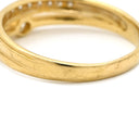 ノンブランド NON BRAND ダイヤモンド 0.30ct デザインリング イエローゴールド K18YG ダイヤモンド リング 指輪 18K 750 YG ラウンドブリリアント メレダイヤ 16.5号