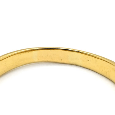 ノンブランド NON BRAND ダイヤモンド 0.30ct デザインリング イエローゴールド K18YG ダイヤモンド リング 指輪 18K 750 YG ラウンドブリリアント メレダイヤ 16.5号