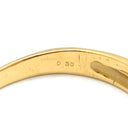 ノンブランド NON BRAND ダイヤモンド 0.30ct デザインリング イエローゴールド K18YG ダイヤモンド リング 指輪 18K 750 YG ラウンドブリリアント メレダイヤ 16.5号