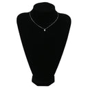 ノンブランド NON BRAND ソリティア ダイヤモンド プラチナシルバー Pt850 ダイヤモンド ネックレス Pt850 プラチナ 1P 1石 1粒 6本爪 ブリリアントカット
