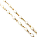 Chang Mee ローズクオーツ パール ペンダント ピンク×パールホワイト×イエローゴールド Pt850 パール ネックレス 18K 750 YG 淡水パール
