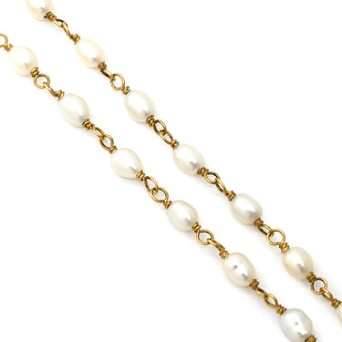 Chang Mee ローズクオーツ パール ペンダント ピンク×パールホワイト×イエローゴールド Pt850 パール ネックレス 18K 750 YG 淡水パール