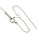 ノンブランド NON BRAND ダイヤ 2.00ct プラチナシルバー Pt900 ダイヤモンド Pt850（チェーン） ネックレス Pt900×Pt850 2連 ダブルフレーム ツインティアドロップ
