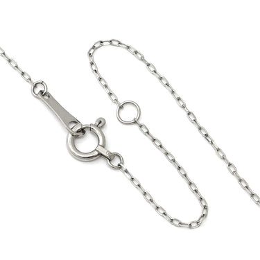 ノンブランド NON BRAND ダイヤ 2.00ct プラチナシルバー Pt900 ダイヤモンド Pt850（チェーン） ネックレス Pt900×Pt850 2連 ダブルフレーム ツインティアドロップ