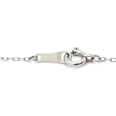ノンブランド NON BRAND ダイヤ 2.00ct プラチナシルバー Pt900 ダイヤモンド Pt850（チェーン） ネックレス Pt900×Pt850 2連 ダブルフレーム ツインティアドロップ