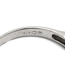 ノンブランド NON BRAND 一文字 ダイヤモンド プラチナシルバー Pt900 ダイヤモンド リング 指輪 プラチナ Pt900 5P 5石 5粒 エンゲージ ブライダル 造幣局検定マーク 19号