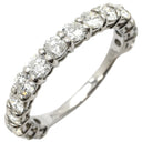ノンブランド NON BRAND ハーフエタニティリング ダイヤモンド 2.0ct プラチナシルバー Pt900 ダイヤモンド リング 指輪 プラチナ Pt900 15P 15石 15粒 シェアドプロング 16号