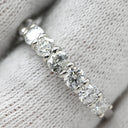 ノンブランド NON BRAND ハーフエタニティリング ダイヤモンド 2.0ct プラチナシルバー Pt900 ダイヤモンド リング 指輪 プラチナ Pt900 15P 15石 15粒 シェアドプロング 16号