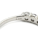 ノンブランド NON BRAND ハーフエタニティリング ダイヤモンド 2.0ct プラチナシルバー Pt900 ダイヤモンド リング 指輪 プラチナ Pt900 15P 15石 15粒 シェアドプロング 16号