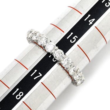 ノンブランド NON BRAND ハーフエタニティリング ダイヤモンド 2.0ct プラチナシルバー Pt900 ダイヤモンド リング 指輪 プラチナ Pt900 15P 15石 15粒 シェアドプロング 16号