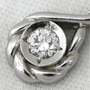 ノンブランド NON BRAND ダイヤ 0.531ct デザインリング プラチナシルバー Pt900 ダイヤモンド ペンダントトップ 1粒 1石 プラチナ900 ネックレストップ しずく