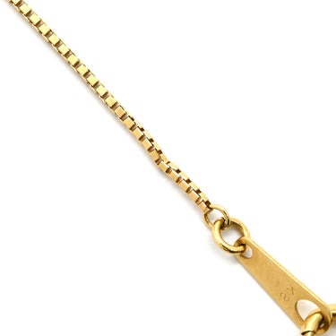 ノンブランド NON BRAND ダイヤモンド フラワーモチーフ イエローゴールド K18YG ダイヤモンド ネックレス 18K 750 YG 花