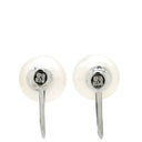 ノンブランド NON BRAND あこやパール 7.3mm 7.4mm イヤリング パールホワイト×ホワイトゴールド K14WG パール イヤリング 14K WG 1粒 1P 真珠 ネジ式 ラウンドシェイプ