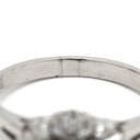 ノンブランド NON BRAND サファイア 1.05 ct ダイヤ 0.38ct ブルー×プラチナシルバー Pt900 サファイア ダイヤモンド リング 指輪 青 プラチナ Pt900 オーバルカット ヘイローデザイン 14号