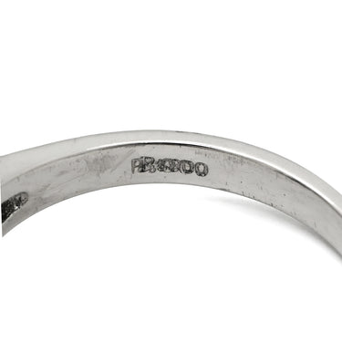 ノンブランド NON BRAND サファイア 1.05 ct ダイヤ 0.38ct ブルー×プラチナシルバー Pt900 サファイア ダイヤモンド リング 指輪 青 プラチナ Pt900 オーバルカット ヘイローデザイン 14号