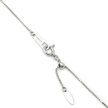 ノンブランド NON BRAND ソリティア ダイヤモンド ホワイトゴールド K18WG ダイヤモンド ネックレス Au750 18K 18金 1P 1石 1粒 スイング ドロップ レーザーホール
