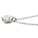 ノンブランド NON BRAND ダイヤモンド 0.547ct ペンダント プラチナシルバー Pt900 ダイヤモンド PT850(チェーン) ネックレス 1粒 1石 ラウンドブリリアントカット ボールチェーン