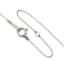 ノンブランド NON BRAND ダイヤモンド 0.547ct ペンダント プラチナシルバー Pt900 ダイヤモンド PT850(チェーン) ネックレス 1粒 1石 ラウンドブリリアントカット ボールチェーン