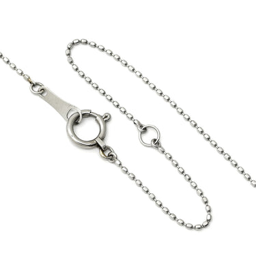 ノンブランド NON BRAND ダイヤモンド 0.547ct ペンダント プラチナシルバー Pt900 ダイヤモンド PT850(チェーン) ネックレス 1粒 1石 ラウンドブリリアントカット ボールチェーン