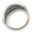 ノンブランド NON BRAND パヴェダイヤ 0.60ct リング ホワイトゴールド K18WG ダイヤモンド リング 指輪 K18WG Au750 18K 18金 3ライン 3連 ワイドリング 12.5号