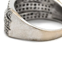 ノンブランド NON BRAND パヴェダイヤ 0.60ct リング ホワイトゴールド K18WG ダイヤモンド リング 指輪 K18WG Au750 18K 18金 3ライン 3連 ワイドリング 12.5号