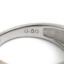 ノンブランド NON BRAND パヴェダイヤ 0.60ct リング ホワイトゴールド K18WG ダイヤモンド リング 指輪 K18WG Au750 18K 18金 3ライン 3連 ワイドリング 12.5号