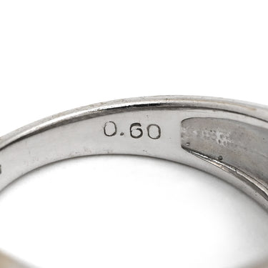 ノンブランド NON BRAND パヴェダイヤ 0.60ct リング ホワイトゴールド K18WG ダイヤモンド リング 指輪 K18WG Au750 18K 18金 3ライン 3連 ワイドリング 12.5号