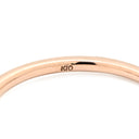 ノンブランド NON BRAND リボンモチーフ ダイヤ ピンクゴールド K10PG ダイヤモンド リング 指輪 10K PG 3P 3石 6.5号