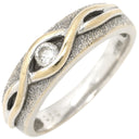 ノンブランド NON BRAND ダイヤモンド 0.10ct デザインリング ホワイトゴールド K18WG ダイヤモンド リング 指輪 18K 750 WG 1粒 1石 10.5号
