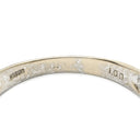 ノンブランド NON BRAND パヴェダイヤ 一文字リング ホワイトゴールド K18WG ダイヤモンド リング 指輪 18K 750 WG 3列 ラウンドブリリアント 13号