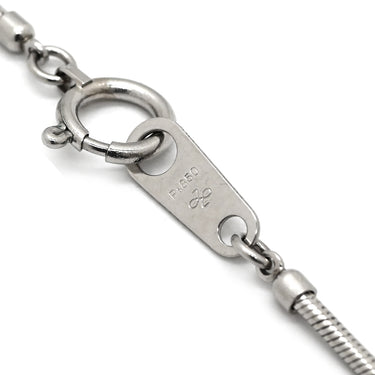 ノンブランド NON BRAND ダイヤモンド プラチナシルバー Pt900 ダイヤモンド Pt850(チェーン) ネックレス Pt900 プラチナ インビジブルセッティング スネークチェーン