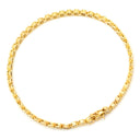 ノンブランド NON BRAND テニスブレスレット 1.0ct ダイヤモンド イエローゴールド K18YG ダイヤモンド ブレスレット Au750 18K 18金 ベゼルセッティング