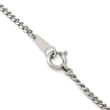 ノンブランド NON BRAND ダイヤ プラチナシルバー Pt900 ダイヤモンド Pt850（チェーン） ネックレス Pt900×Pt850 コンビ ヘイローデザイン SUN サンバースト フラワー