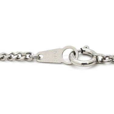 ノンブランド NON BRAND ダイヤ プラチナシルバー Pt900 ダイヤモンド Pt850（チェーン） ネックレス Pt900×Pt850 コンビ ヘイローデザイン SUN サンバースト フラワー