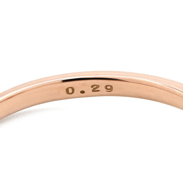 ノンブランド NON BRAND ダイヤモンド ピンクゴールド K18PG ダイヤモンド リング 指輪 Au750 18K 18金 フラワーモチーフ 7P 7石 7粒 セブンスター 14.5号