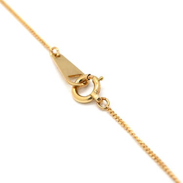 ノンブランド NON BRAND ダイヤモンド 0.25ct イエローゴールド K18YG ダイヤモンド ネックレス Au750 18K 18金 フラワークラスター スパイラルフレーム