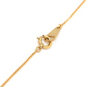ノンブランド NON BRAND ダイヤモンド 0.25ct イエローゴールド K18YG ダイヤモンド ネックレス Au750 18K 18金 フラワークラスター スパイラルフレーム