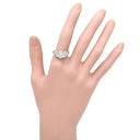 ノンブランド NON BRAND ダイヤモンド 1.50ct パヴェ プラチナシルバー Pt900 ダイヤモンド リング 指輪 プラチナ900 デザインリング ラウンドブリリアント 17石 15号