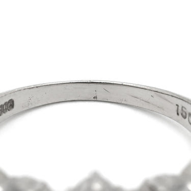 ノンブランド NON BRAND ダイヤモンド 1.50ct パヴェ プラチナシルバー Pt900 ダイヤモンド リング 指輪 プラチナ900 デザインリング ラウンドブリリアント 17石 15号