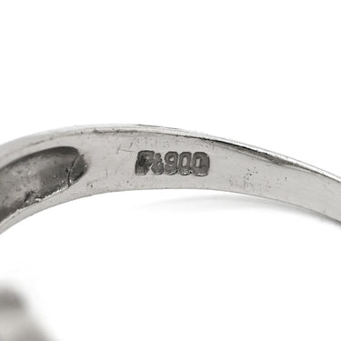 ノンブランド NON BRAND ダイヤモンド 1.50ct パヴェ プラチナシルバー Pt900 ダイヤモンド リング 指輪 プラチナ900 デザインリング ラウンドブリリアント 17石 15号