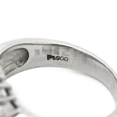 ノンブランド NON BRAND ダイヤモンド 2.12ct プラチナシルバー Pt900 ダイヤモンド リング 指輪 プラチナ フラワーモチーフ クラスターリング 12.5号