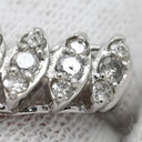 ノンブランド NON BRAND ダイヤモンド 0.50ct デザインリング プラチナシルバー Pt900 ダイヤモンド リング 指輪 プラチナ900 V字 Vライン ラウンドブリリアント 10.5号